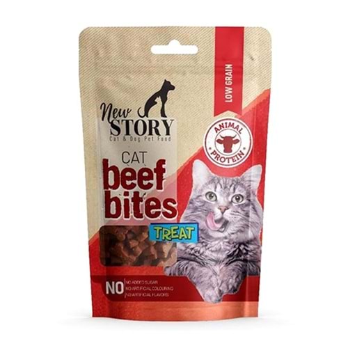 NEW STORY CAT BEEF BITES 60 GR