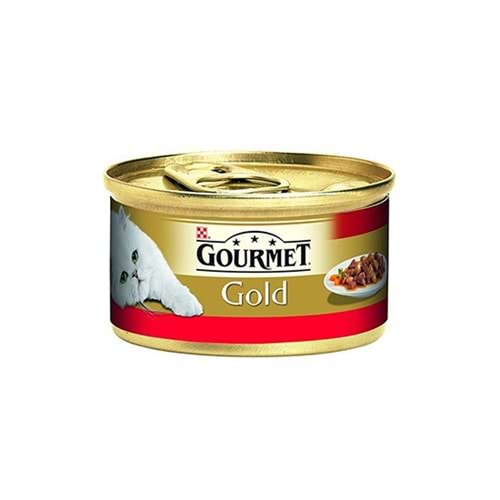 GOURMET GOLD 85 GR PARÇA SIĞIR ETLİ KEDİ KONSERVE