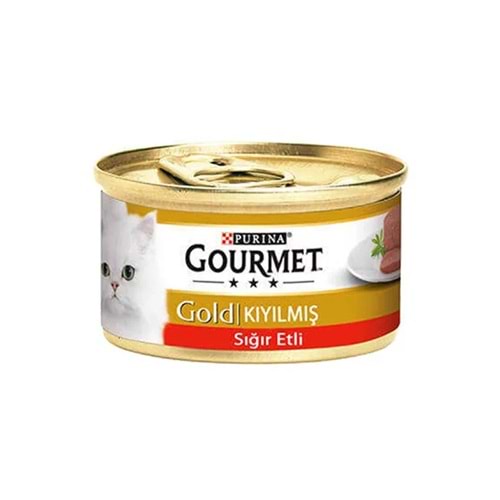 GOURMET GOLD 85 GR SIĞIR ETLİ KEDİ KONSERVE